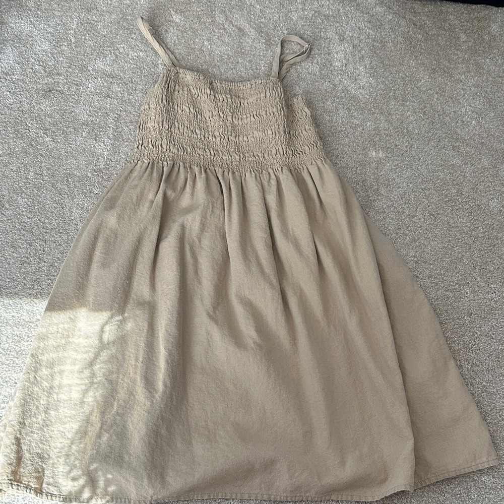 Charming Beige/Tan Dress